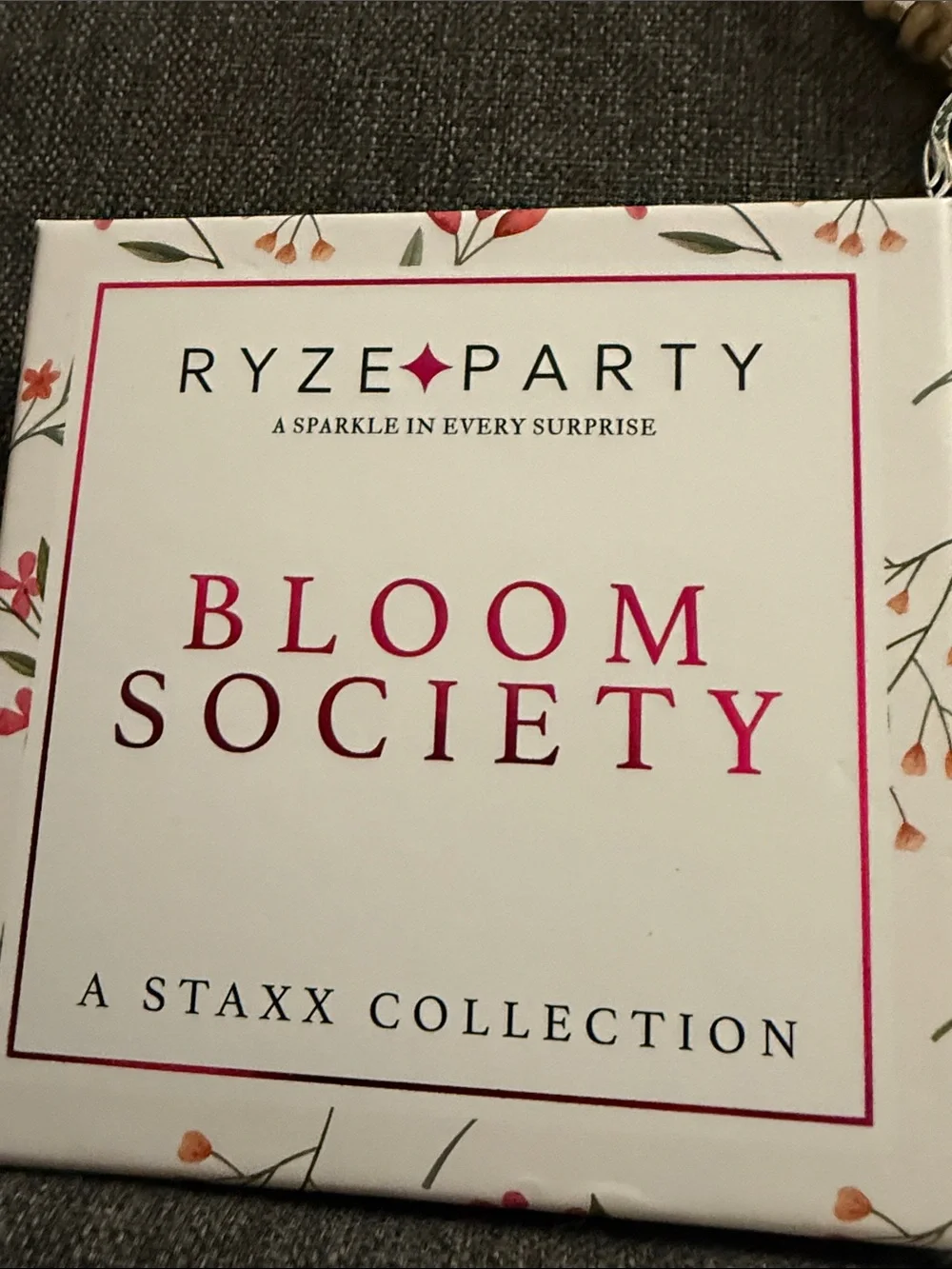 Ryze Party Bloom Society Staxx collection